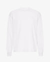 OVERSIZED LS T-SHIRT OPTICAL WHITE