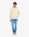 OVERSIZED HOODIE IVORY WHITE