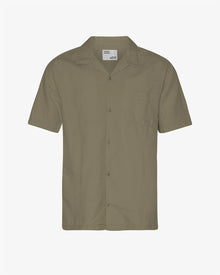  LINEN SS SHIRT DUSTY OLIVE