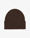 MERINO WOOL BEANIE COFFEE BROWN
