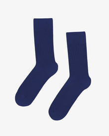  CLASSIC ORGANIC SOCK - MARINE BLUE