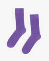 CLASSIC ORGANIC SOCK - ULTRA VIOLET