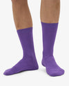 CLASSIC ORGANIC SOCK - ULTRA VIOLET