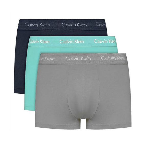 3 PACK STRETCH COTTON TRUNK - COOLWATER/GREY SAND/EVENING BLUE (N56)