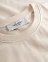 CREW T-SHIRT IVORY / WALNUT