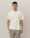 CREW T-SHIRT IVORY / WALNUT