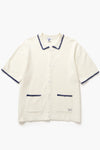 BLANKET STITCH KNIT OFF WHITE