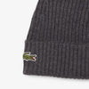 RIBBED BEANIE HEATHERED GREY 054