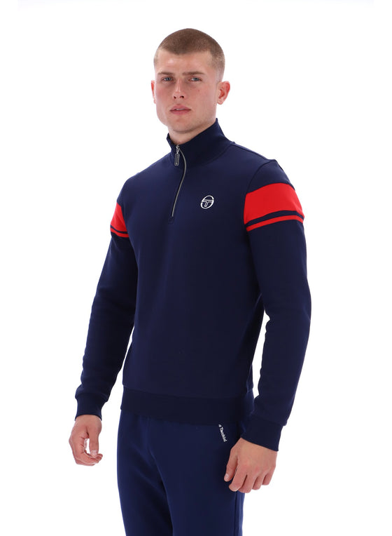DAMARINDO TRACK TOP MARITIME BLUE / ADRENALINE (226)