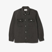  CH3468 DENIM OVERSHIRT WASHED BLACK (I8W)