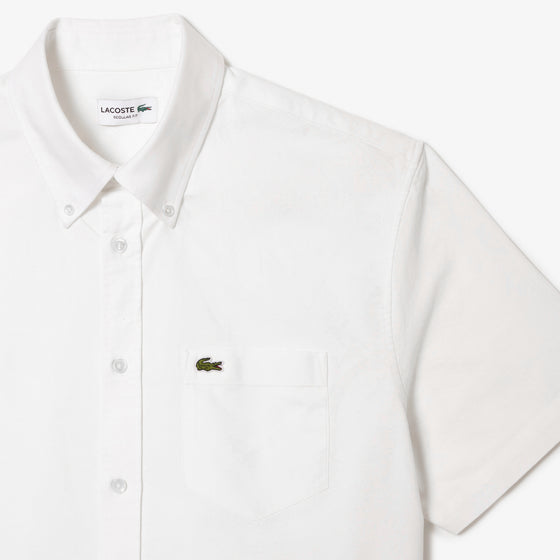 CH1917 REG SS OXFORD SHIRT WHITE (001)