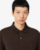 WOOL KNITTED POLO LS MAMMOTH RV2