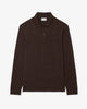 WOOL KNITTED POLO LS MAMMOTH RV2