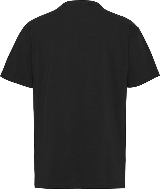 CLASSIC FIT JEANS BADGE T-SHIRT BLACK AW23