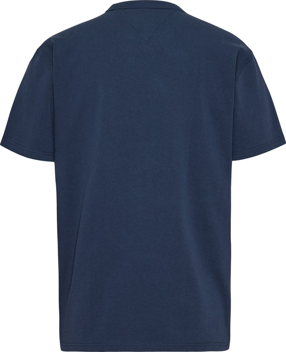 CLASSIC FIT JEANS BADGE T-SHIRT NAVY AW23