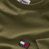 CLASSIC FIT JEANS BADGE T-SHIRT DRAB OLIVE SS24