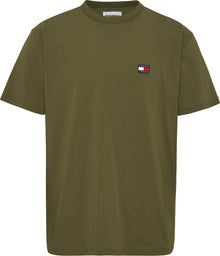  CLASSIC FIT JEANS BADGE T-SHIRT DRAB OLIVE SS24
