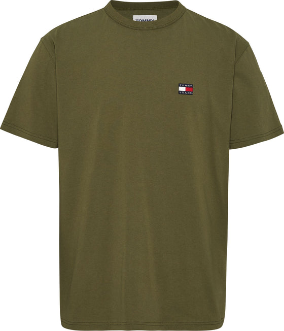 CLASSIC FIT JEANS BADGE T-SHIRT DRAB OLIVE