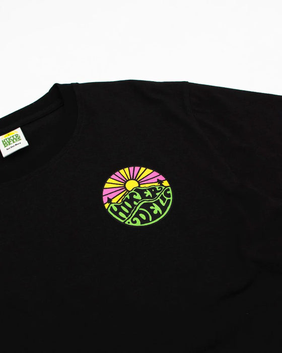 HIKERDELIC ORIGINAL LOGO SS T-SHIRT BLACK