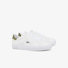  POWERCOURT LEATHER SNEAKERS WHITE / KHAKI (2H4)