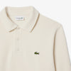 POLO COLLAR RIBBED SWEATSHIRT ECRU (XJF)