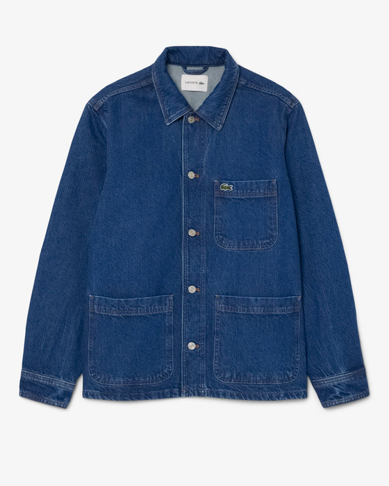 CH9222 HEAVY DENIM OVERSHIRT BLUE WASH (MK9)