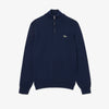 COTTON 1/4 ZIP KNIT NAVY (166)
