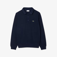  POLO COLLAR RIBBED SWEATSHIRT NAVY (166)