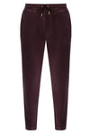 EDDIE VELOUR TRACK PANT FUDGE 277