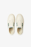 ELAN PIPPA LEATHER TRAINER ECRU/JASPER