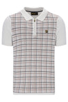 ENZO GOLF KNIT CHECK POLO