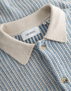 EASTON KNITTED SHIRT DENIM / IVORY