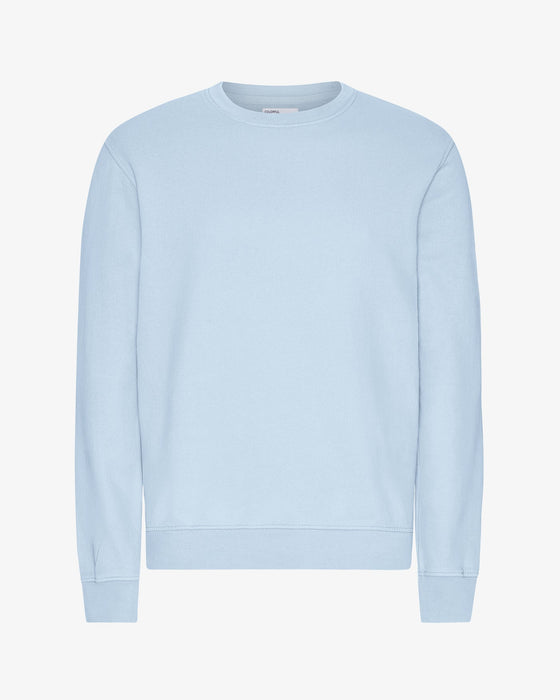 CLASSIC ORGANIC CREW NECK SWEATSHIRT POLAR BLUE