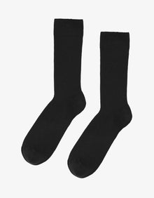  CLASSIC ORGANIC SOCK - DEEP BLACK