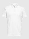 FAVE ZIP COLLAR S/S POLO CLOUD DANCER