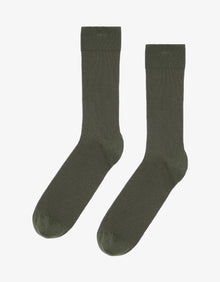  CLASSIC ORGANIC SOCK - DUSTY OLIVE