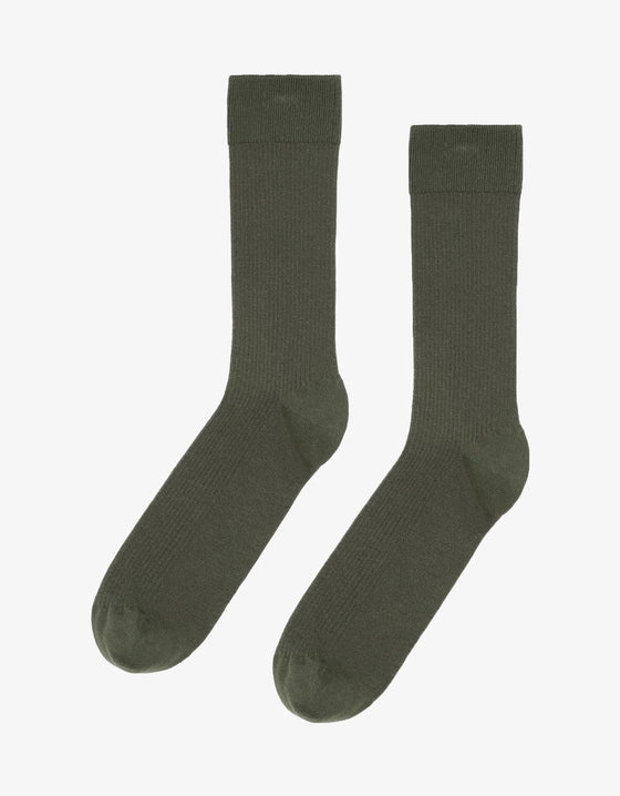 CLASSIC ORGANIC SOCK - DUSTY OLIVE