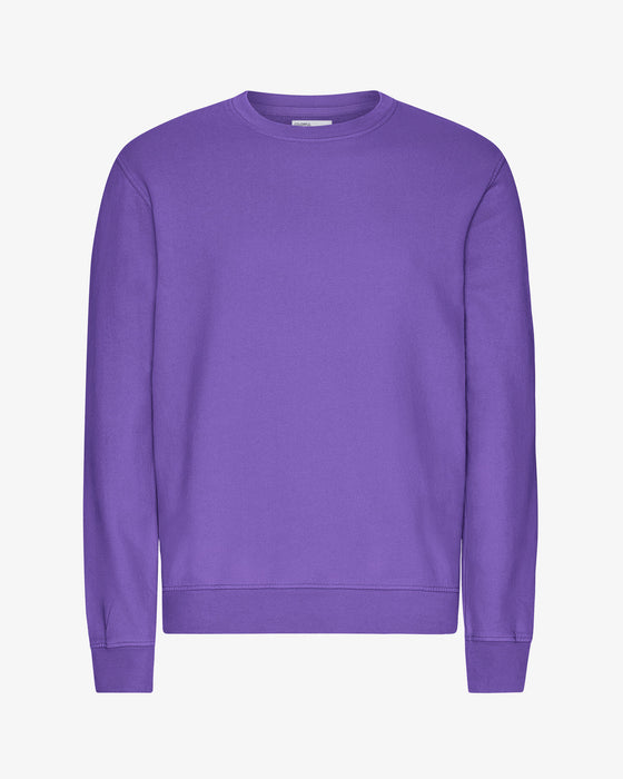 CLASSIC ORGANIC CREW NECK SWEATSHIRT ULTRA VIOLET