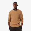 WOOL CREW NECK KNIT TAN (TUY)