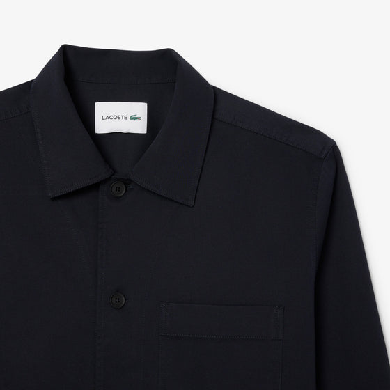 CH5368 COTTON LOOSE OVERSHIRT/JACKET NAVY (HDE)