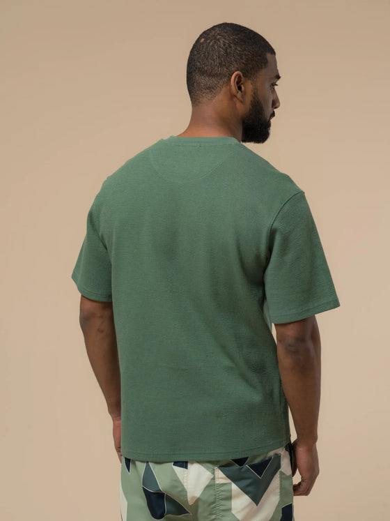 DOUBLE RIB POCKET T-SHIRT DARK FOREST