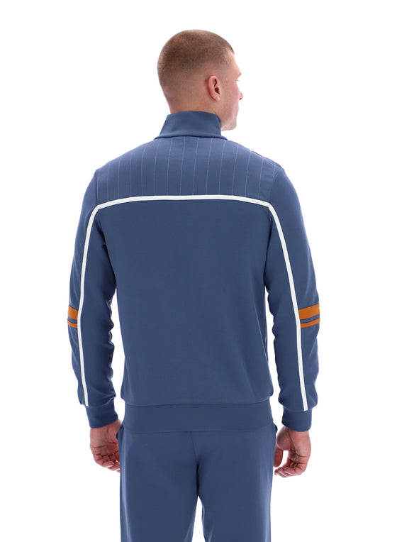 FRANKIE STITCH DETAIL TRACK TOP VINTAGE INDIGO / PUMPKIN SPICE (186)