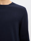 BERG CREW KNIT NAVY BLAZER