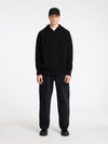 DRY LS KNIT RLX 1/2 ZIP BLACK