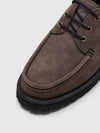 HOLGER SUEDE BOAT SHOE DARK GREY
