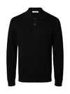 TORINO RIB LS POLO BLACK