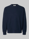 TORN LS STRUCTURE CREW NAVY BLAZER