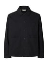 MOTTO OVERSHIRT BLACK