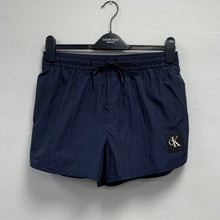  CRINKLE NYLON ‘RUNNER’ SWIM SHORTS NAVY IRIS 0820 (DCA)