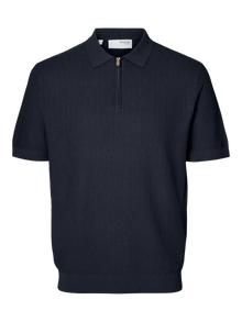  CRAN STRUCTURE ZIP POLO NAVY